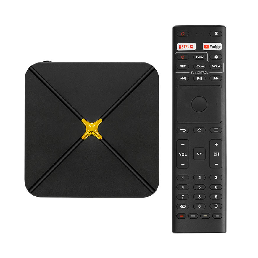 Boîte TV intelligente 4K HDR HLQ-Max | Lecteur multimédia réseau quadricœur haute vitesse